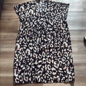 H&M v neck Square oversized dress